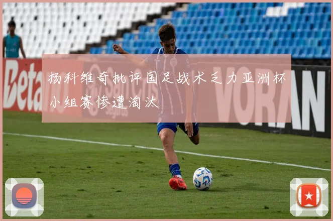 扬科维奇批评国足战术乏力亚洲杯小组赛惨遭淘汰